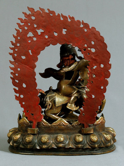 14" Achi Chokyi (Chimar) Drolma From Nepal | Nepalese Copper Statue| Decorative Copper Idol | Copper Statue For Temple