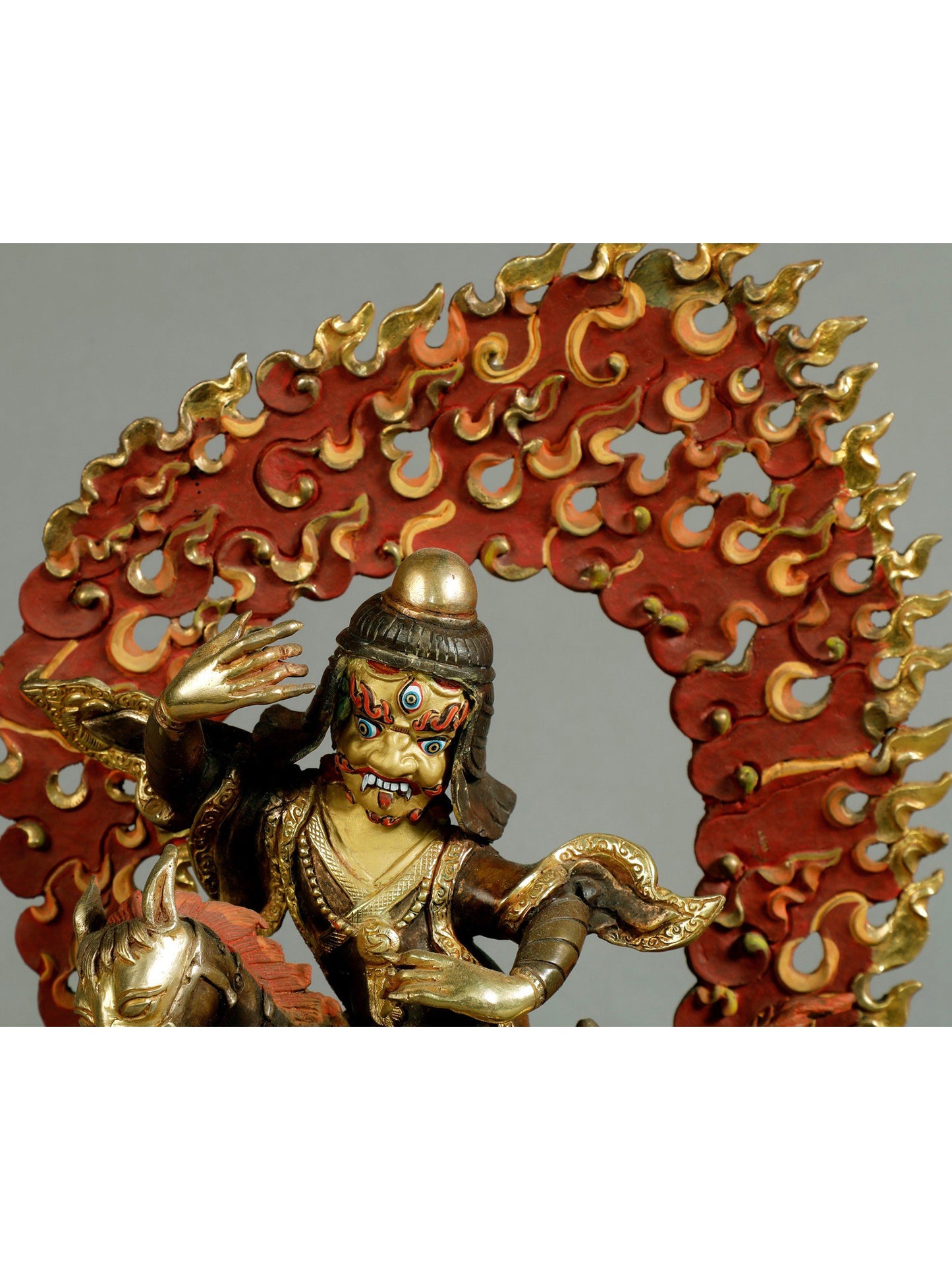 14" Achi Chokyi (Chimar) Drolma From Nepal | Nepalese Copper Statue| Decorative Copper Idol | Copper Statue For Temple