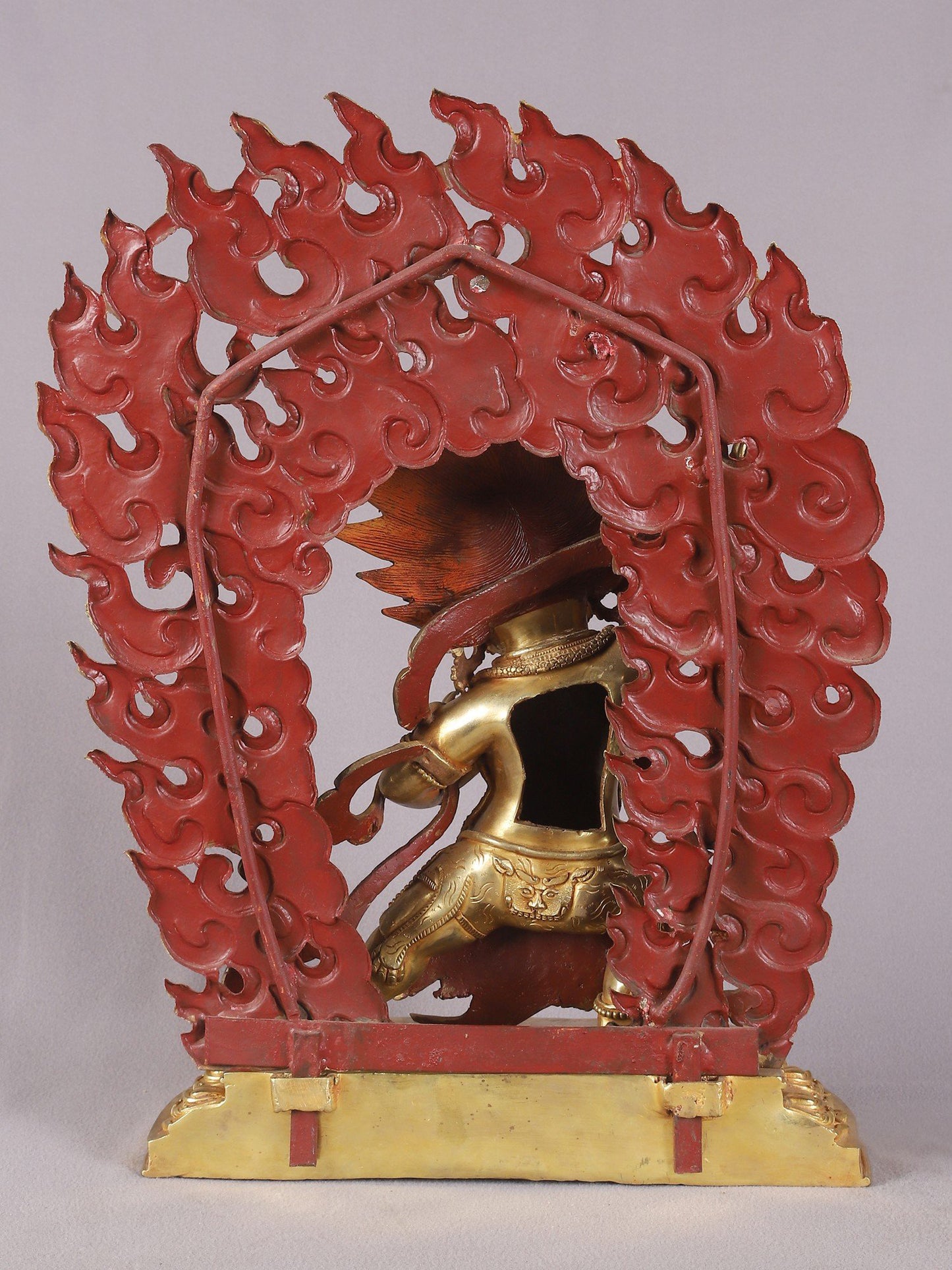 18" The Angry Vajrapani Statue From Nepal | Nepalese Copper Statue| Decorative Copper Idol | Copper Statue For Temple