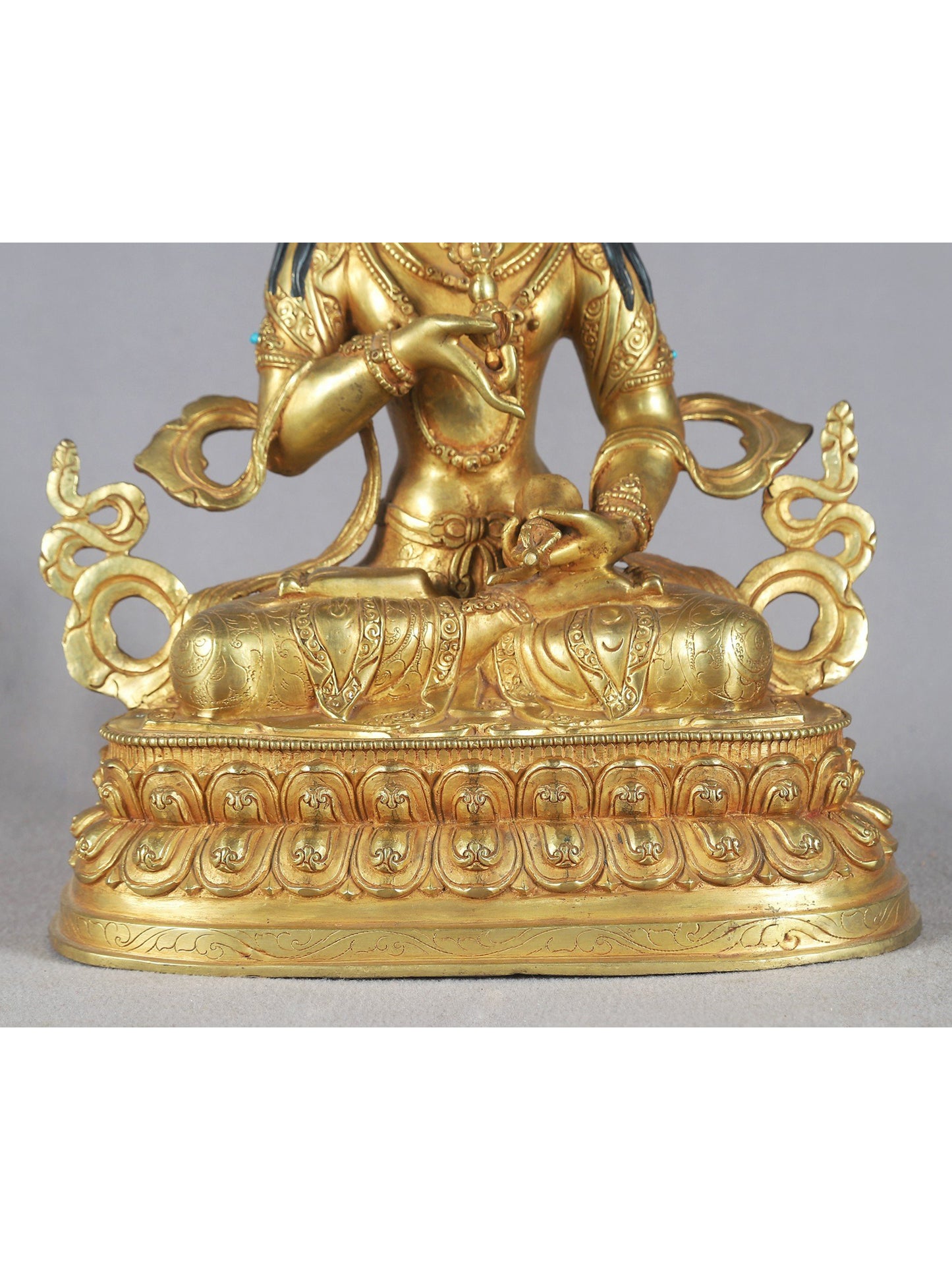 12" Vajrasattva Copper Idol From Nepal | Nepalese Copper Statue | Decorative Copper Idol | Copper Statue For Temple