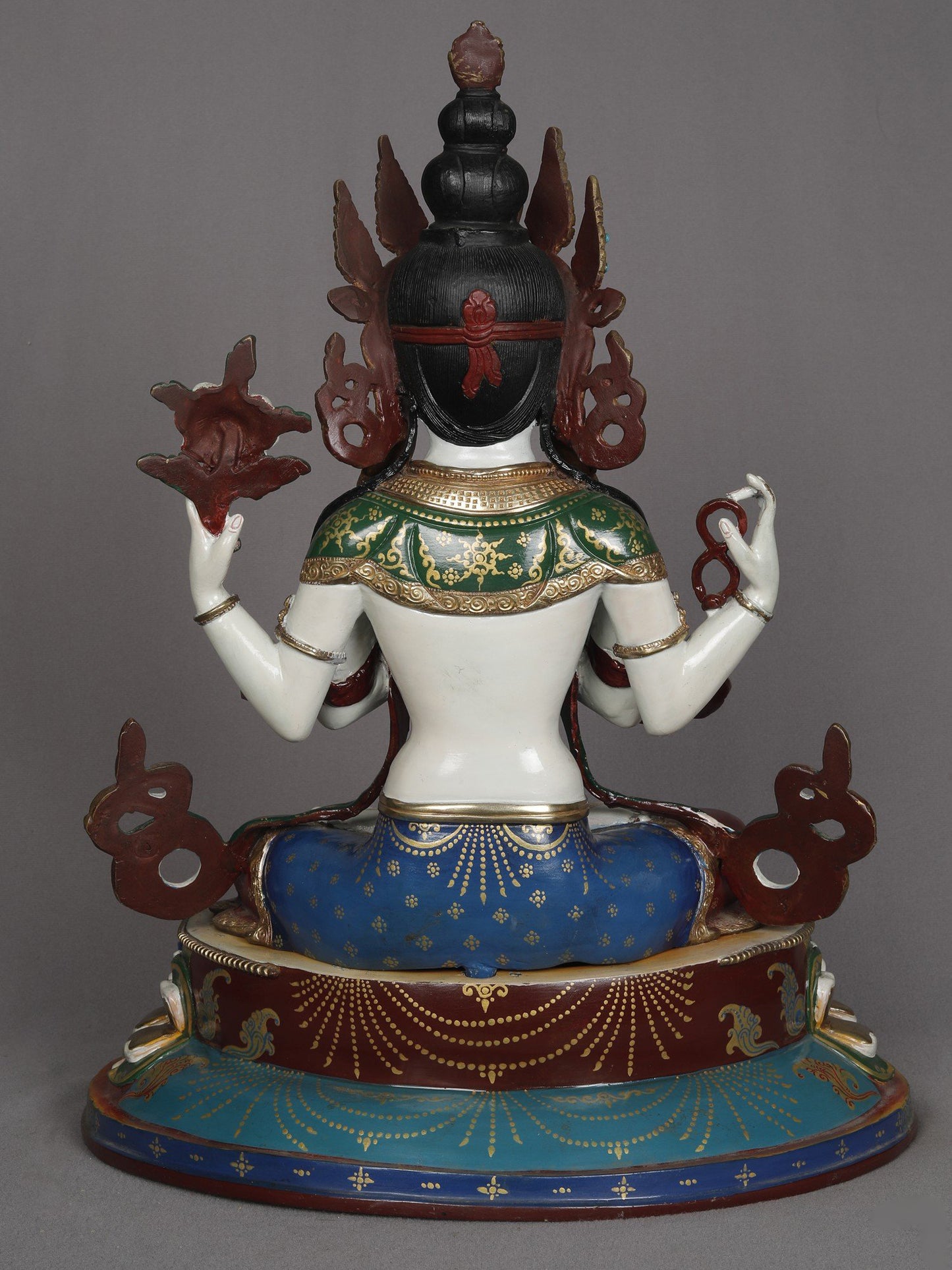 16" Kharchari Copper Idol from Nepal | Nepalese Copper Statue