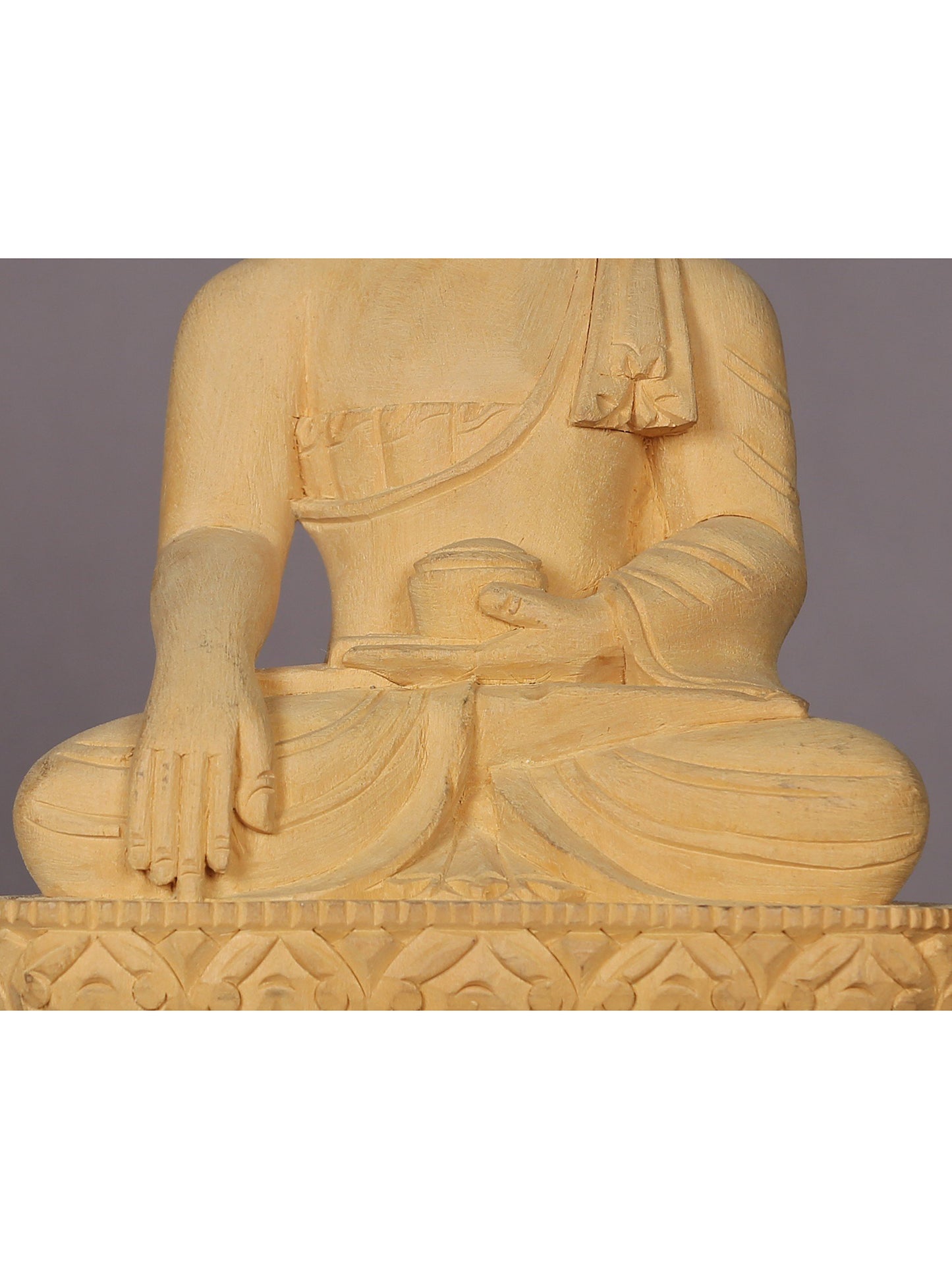 7" Small Sized Lord Shakyamuni Buddha Handcarved In Nepal