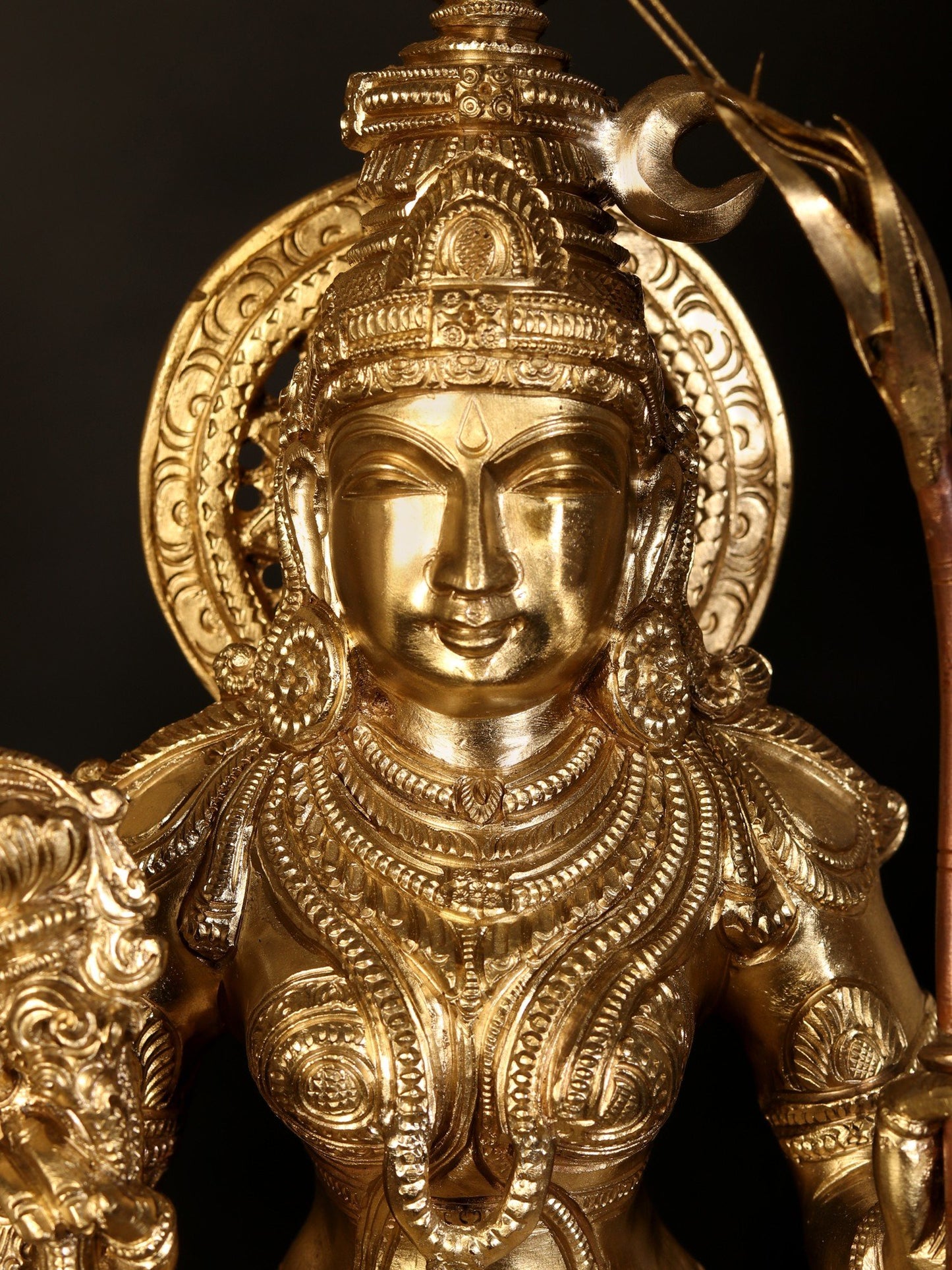 30" Superfine Goddess Rajarajeshwari Bronze Idol with God and Goddess | Bronze Statue