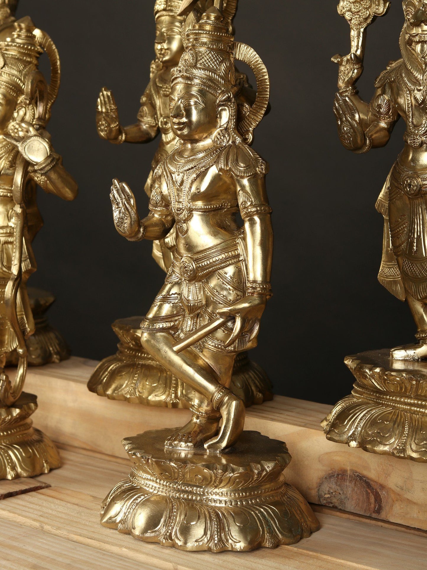 15" Bronze Dashavtar Of Lord Vishnu | Decorative Bronze Idol | Figurine For Gifting | Bronze Statue For Temple