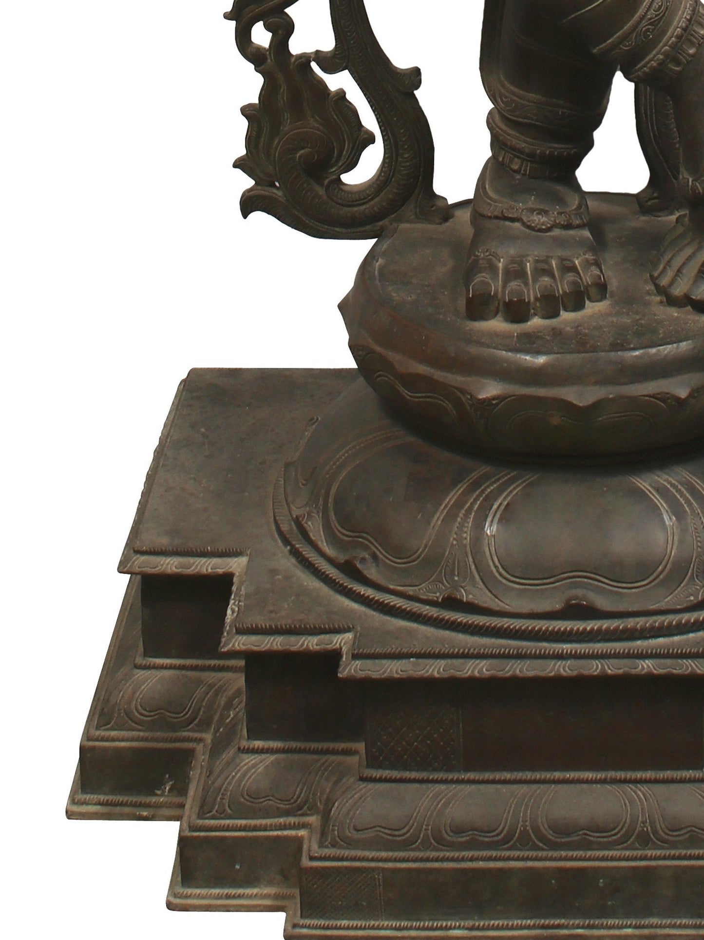 72" Super Large Lord Vishnu as Venugopal Krishna | Bronze Sculpture | Bronze Statue