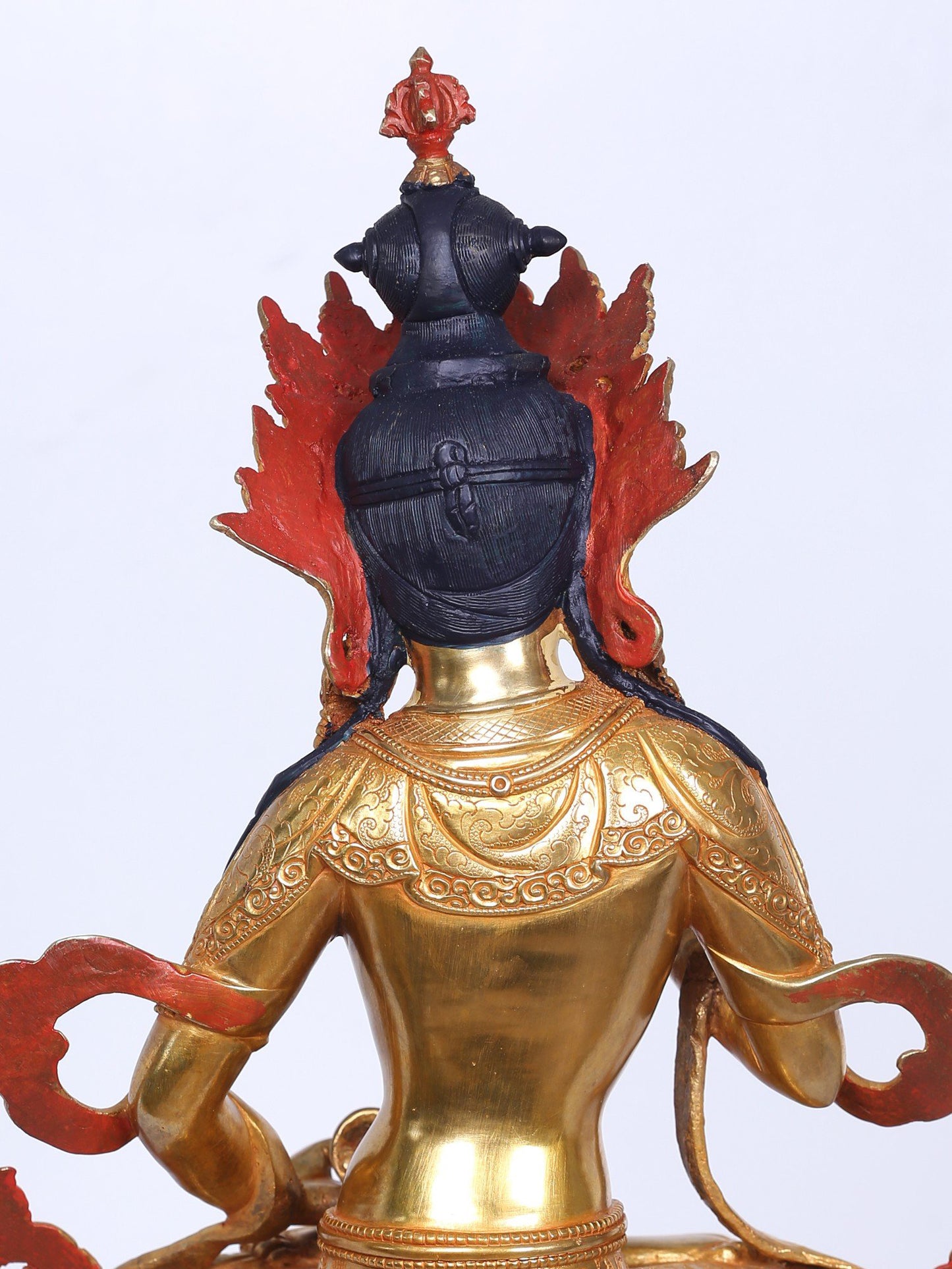 13" Buddhist Deity Vajrasattva Copper Statue | Handmade Copper Idol | Buddhist Deity Idol