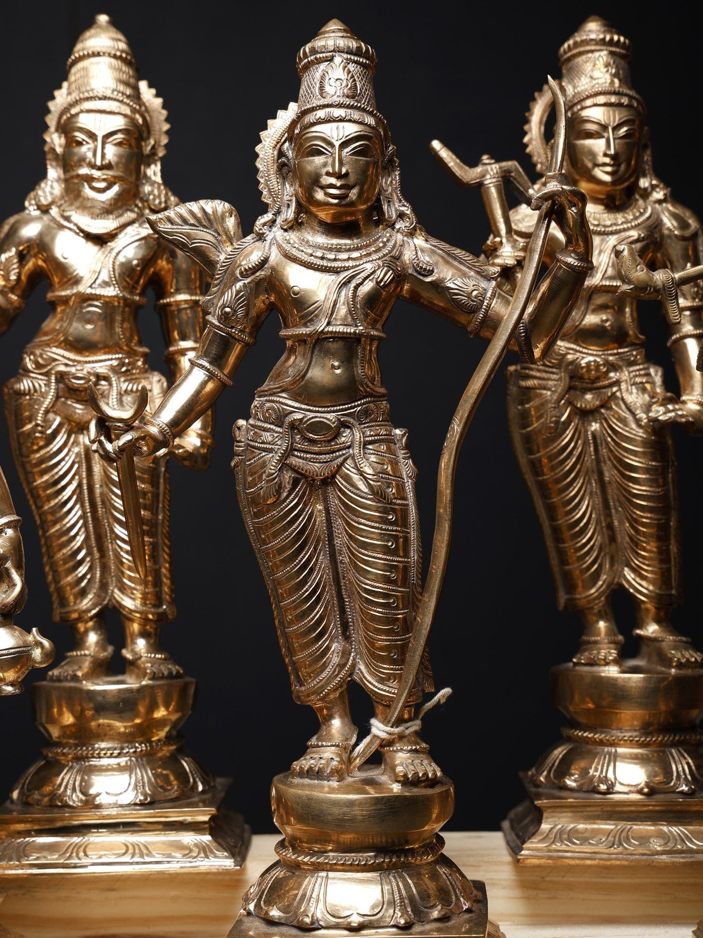 15" Handmade Bronze Sculpture Dashavatara Of Lord Vishnu - (Set of 10) | Bronze Statues