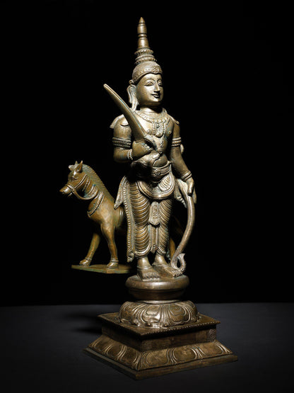 15" Kalki Avatar of Lord Vishnu With Sword | Handmade Bronze Statue