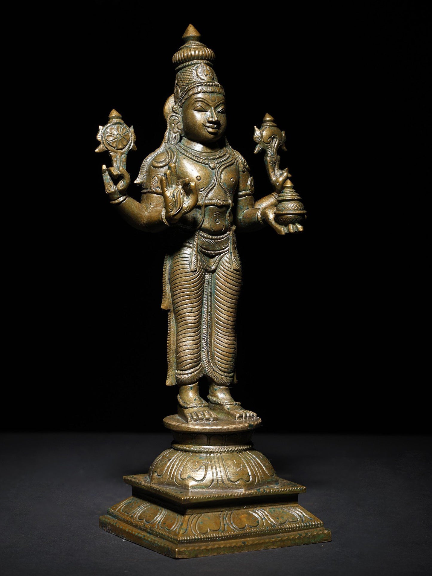 10" Lord Dhanvantari - The Physician of The Devas | Handmade Statue | Dhanvantari Bronze Statue