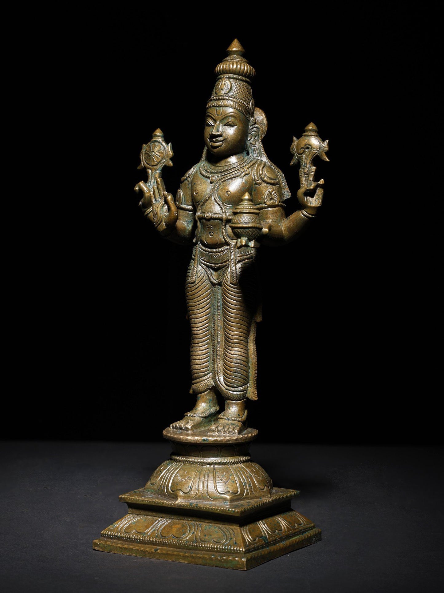 10" Lord Dhanvantari - The Physician of The Devas | Handmade Statue | Dhanvantari Bronze Statue