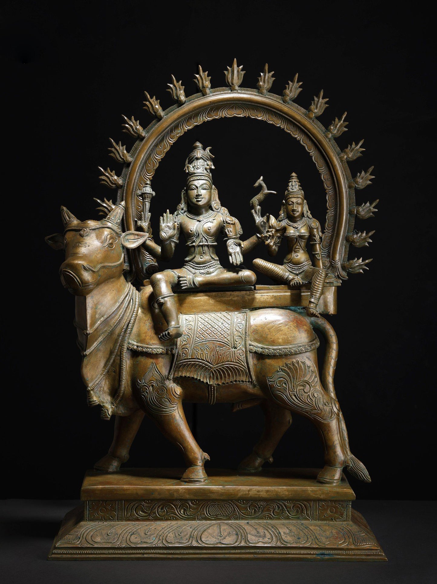 24" Pradosha Moorthy | Handmade Idol | Decor Bronze Statue