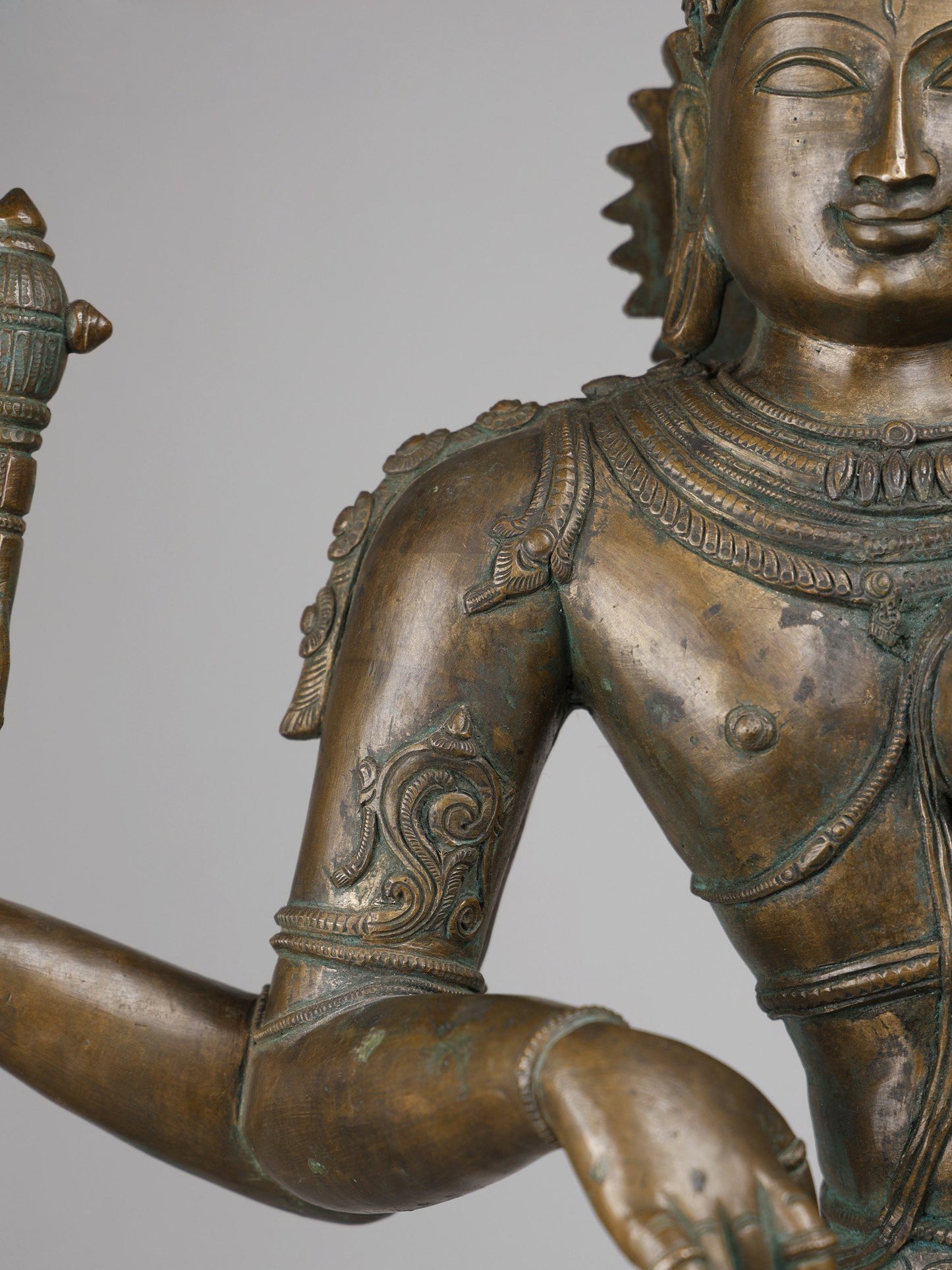 36" Large Ardhanarishvara (Shiva - Shakti) | Handmade Idol | Bronze Statue