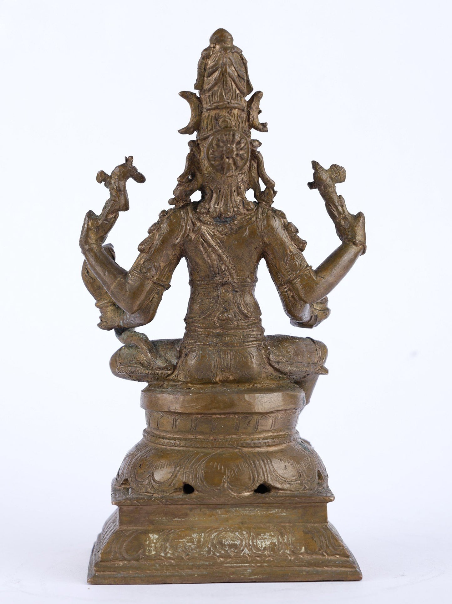 7" Lord Shiva As Vishapaharana | Handmade Idol | Lord Shiva Bronze Statue | Made In India