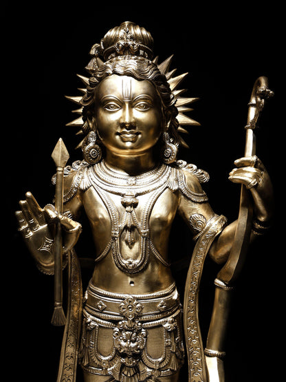 27" The Nearly Perfect Ram Lalla Statue | Handmade Idol | Lord Ram Bronze Statue