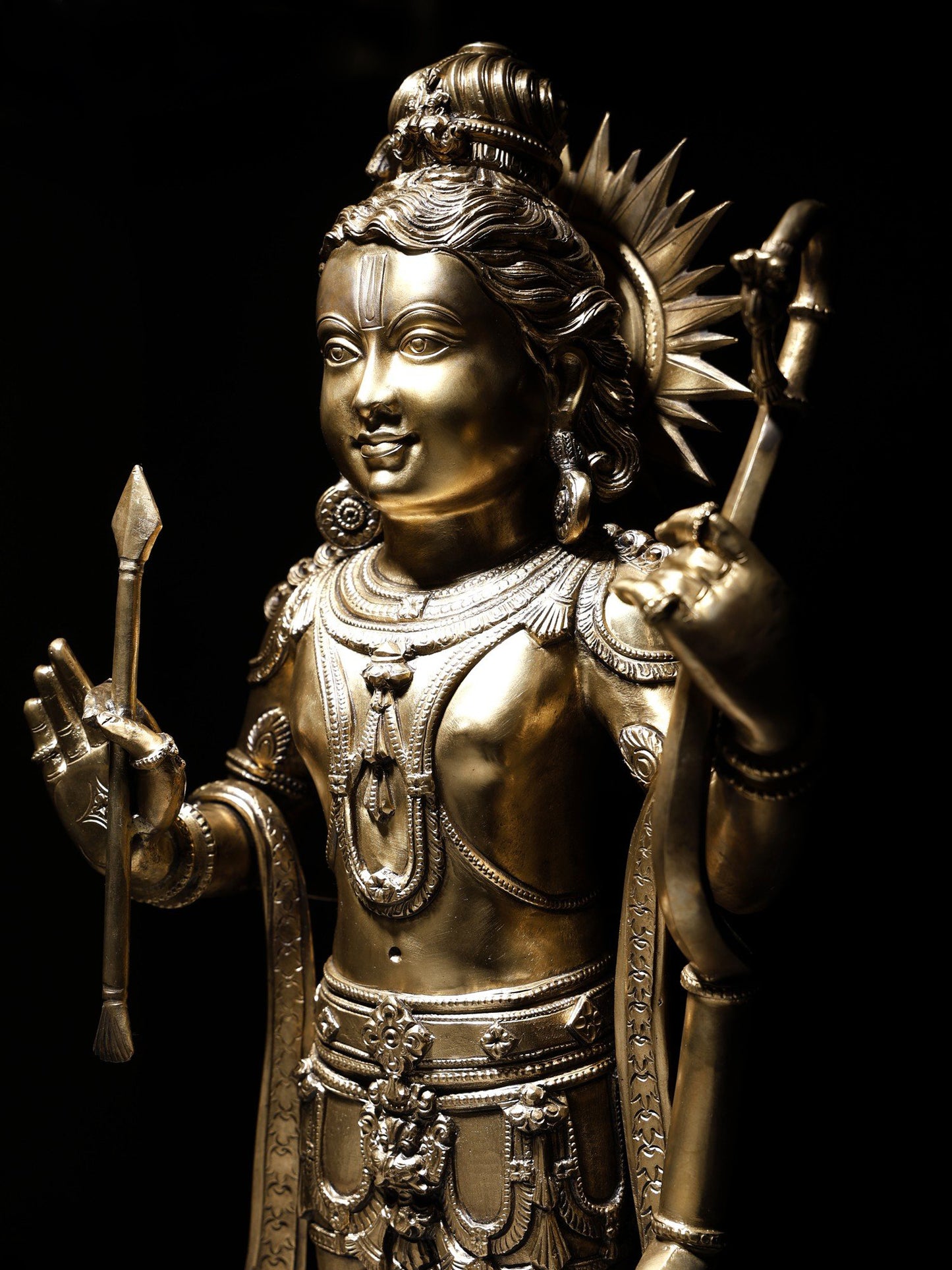 27" The Nearly Perfect Ram Lalla Statue | Handmade Idol | Lord Ram Bronze Statue