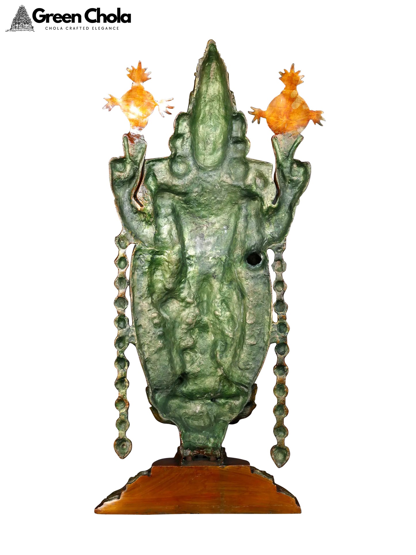 34-inch Large Tirupati Balaji Brass Statue with Goddess Lakshmi