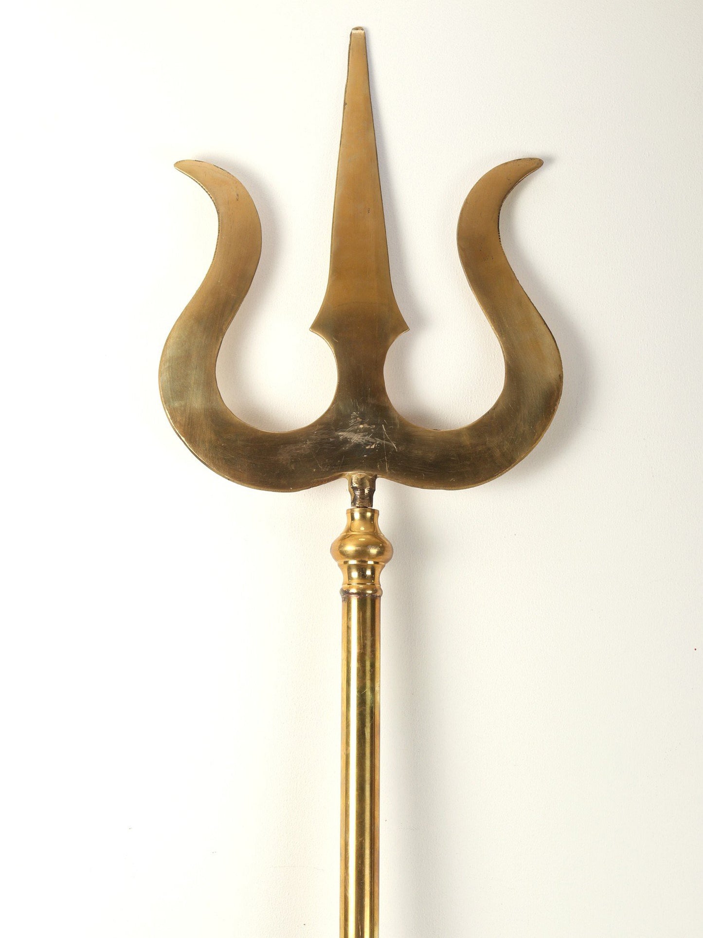 Super Large Brass Trishul Of Lord Shankara | Handmade Brass Trident