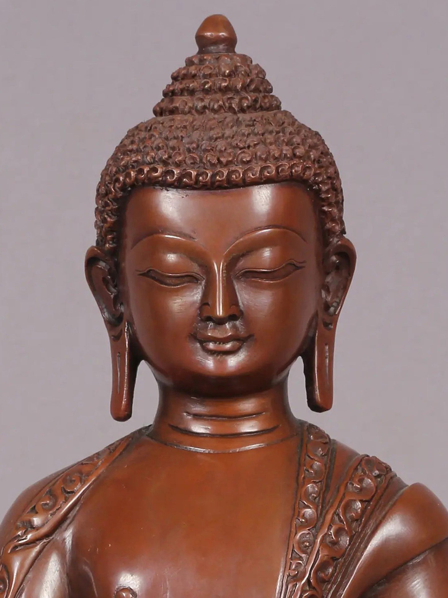 8" Shakyamuni Buddha Idol From Nepal | Handmade Idol | Lord Buddha Statue