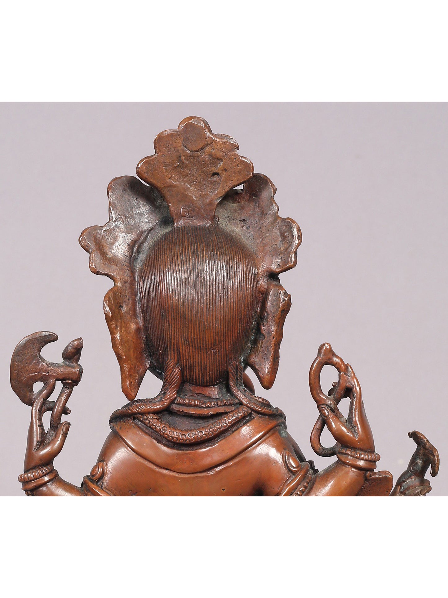 10" Dancing Ganesha Copper Statue From Nepal | Handmade Idol | Lord Ganesha Statue