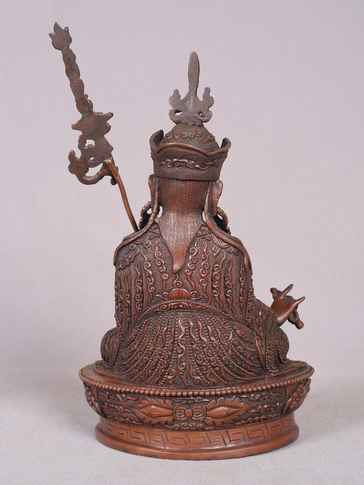 10" Guru Padmasambhava Copper Statue from Nepal