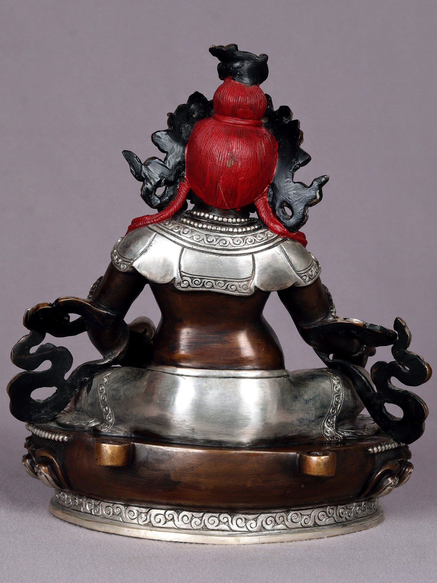 9" Kubera Copper Statue - The Tibetan Buddhist God of Wealth