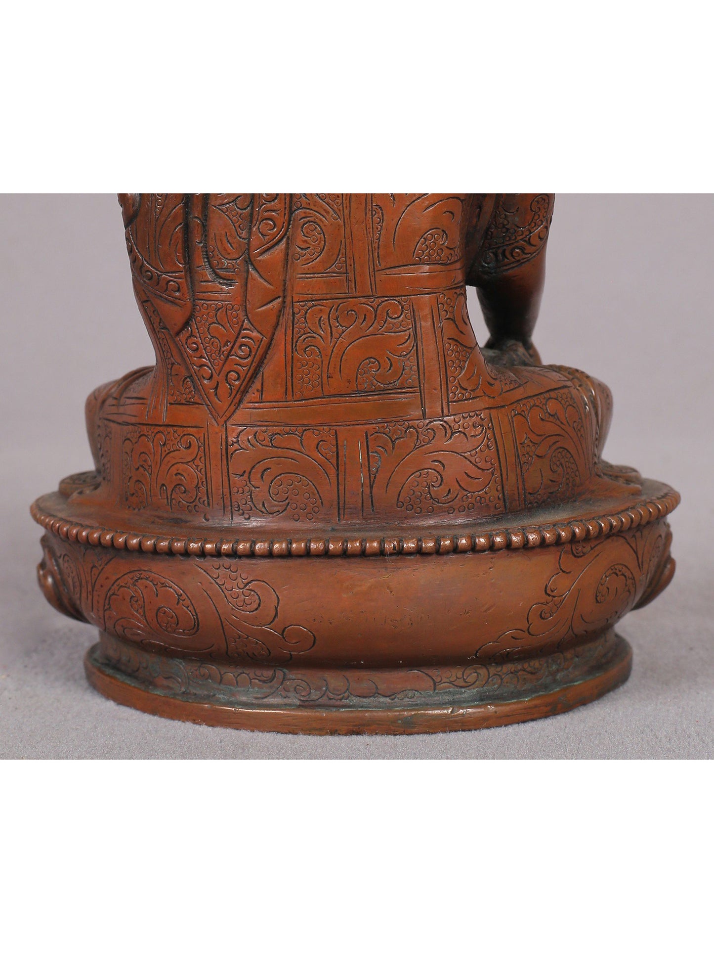 5" Bhumi-Sparsha Buddha Statue from Nepal | Nepalese Copper Idols