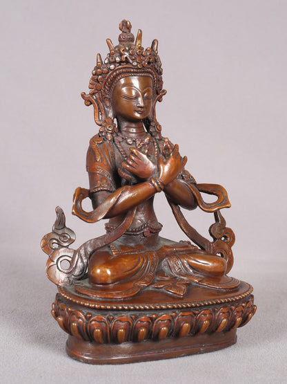 6" Vajradhara Copper Statue from Nepal | Buddhist Deity Figurines