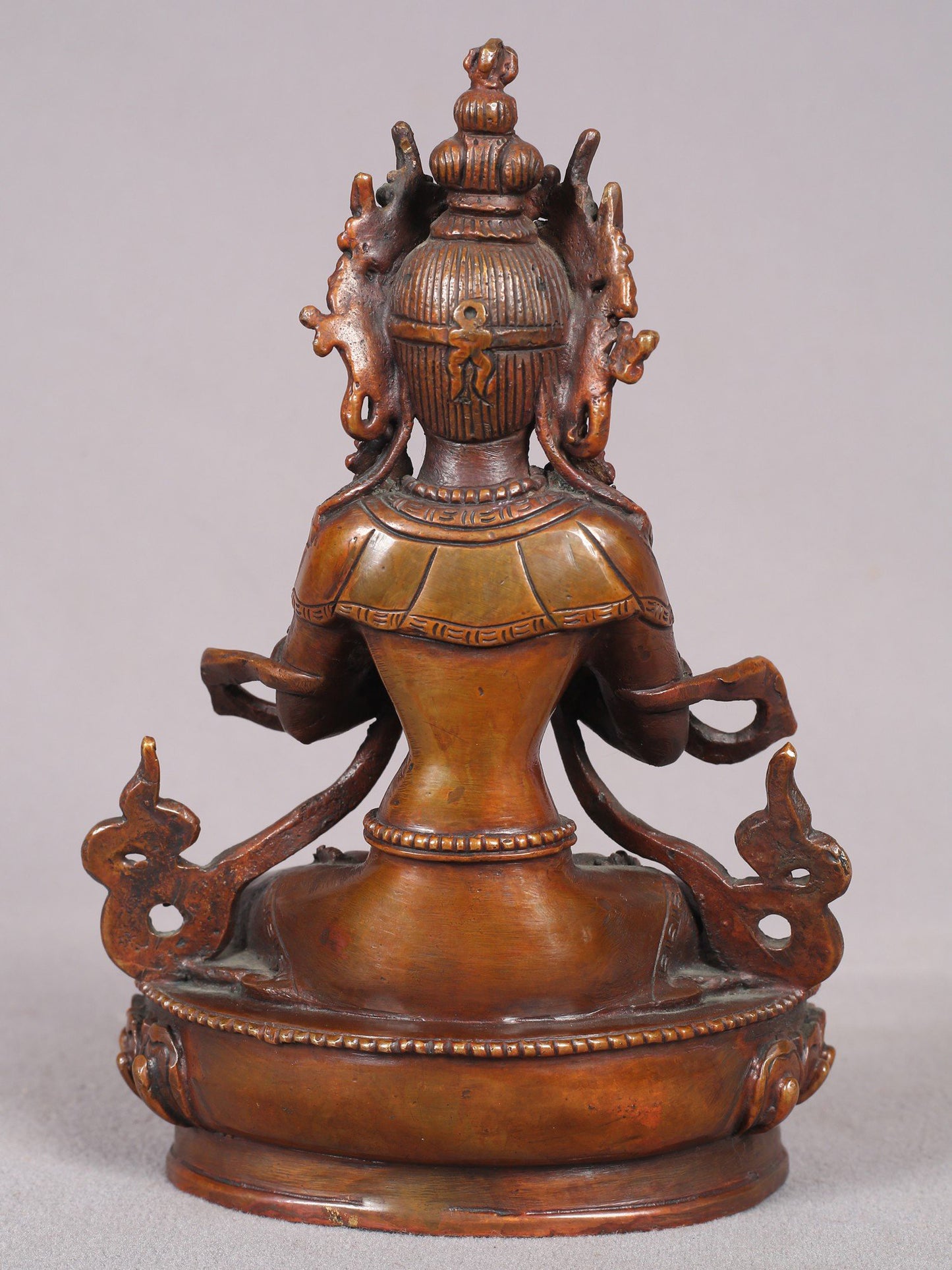 6" Vajradhara Copper Statue from Nepal | Buddhist Deity Figurines