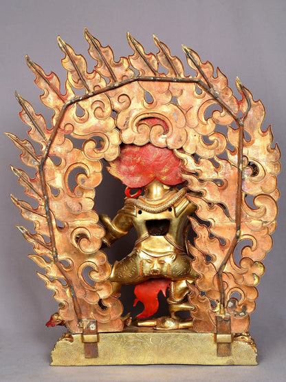 20" Guru Drakpo Copper Statue from Nepal