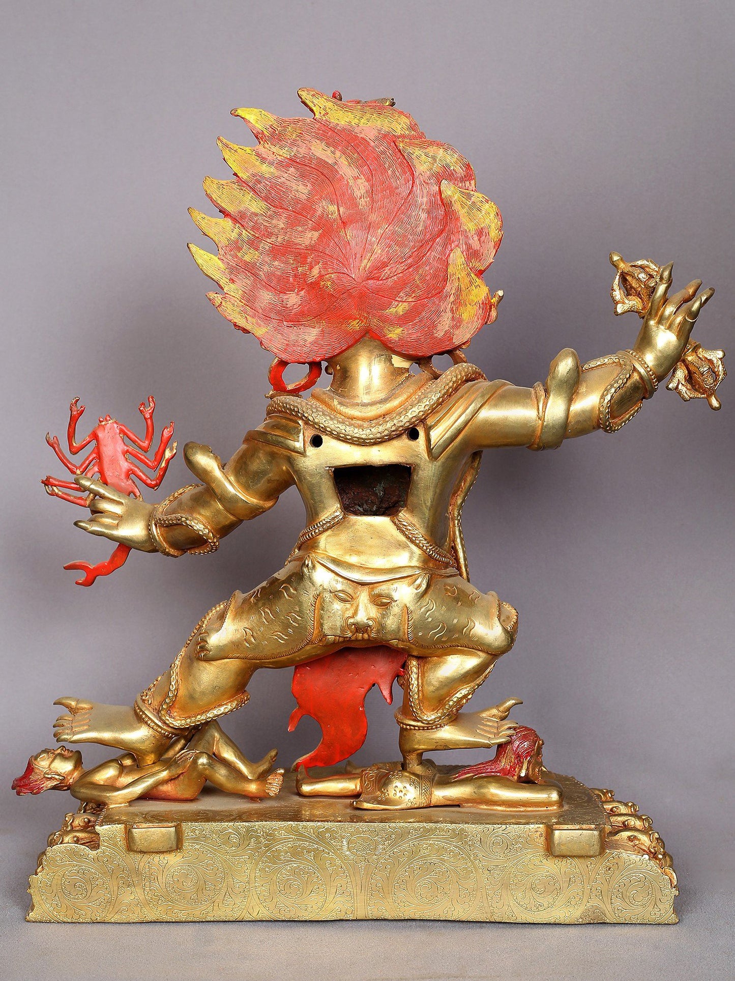 20" Guru Drakpo Copper Statue from Nepal