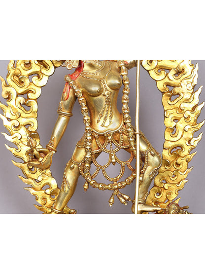 14" Vajrayogini Copper Statue | Tibetan Buddhist Deity Idols