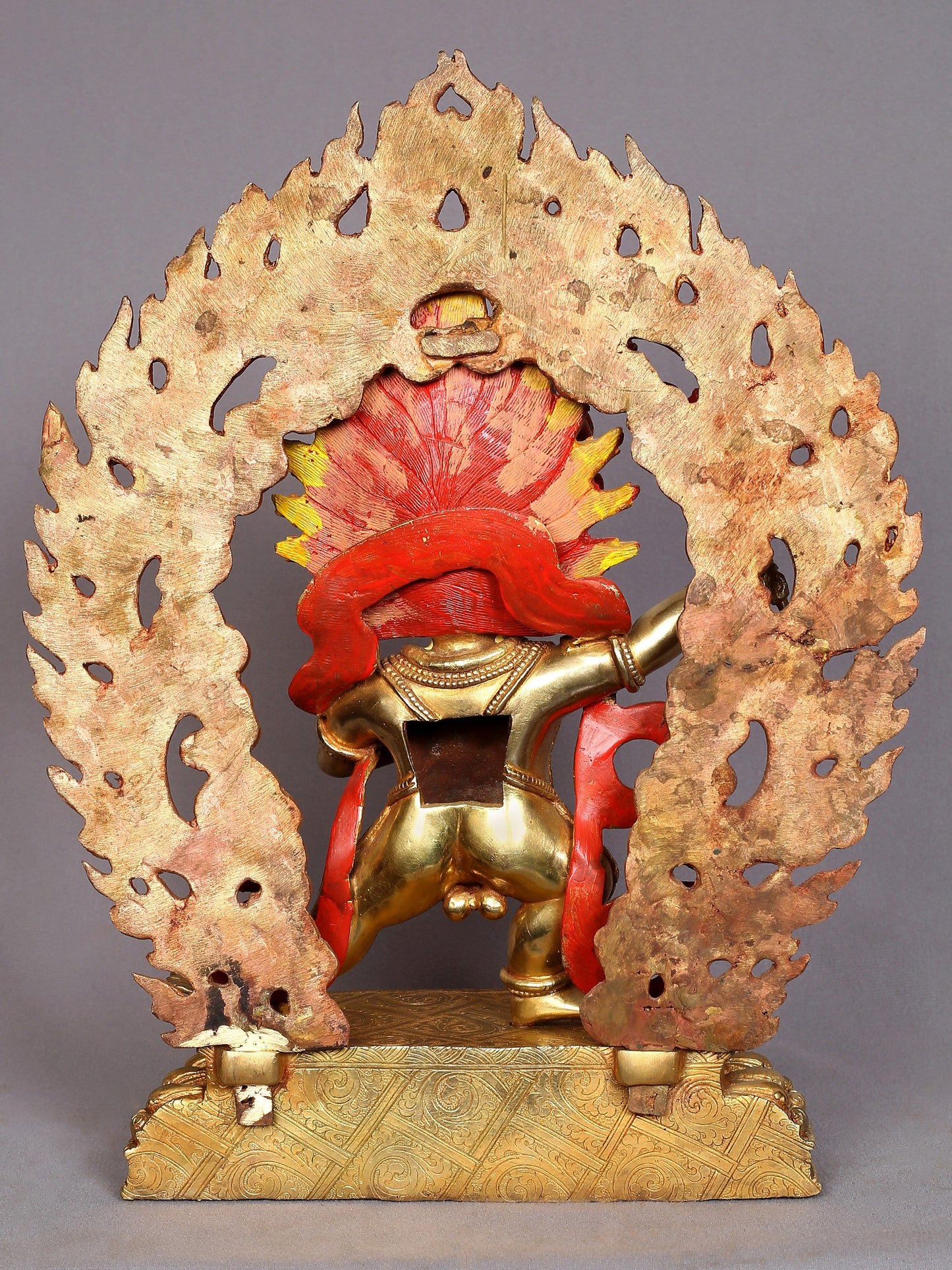 13" Yamantaka Copper Statue from Nepal | Nepalese Copper Figurines