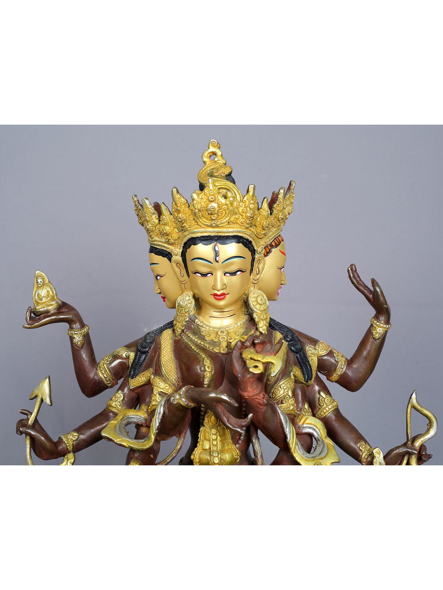 14" Dakini Namgyalma Copper Statue from Nepal | Handmade