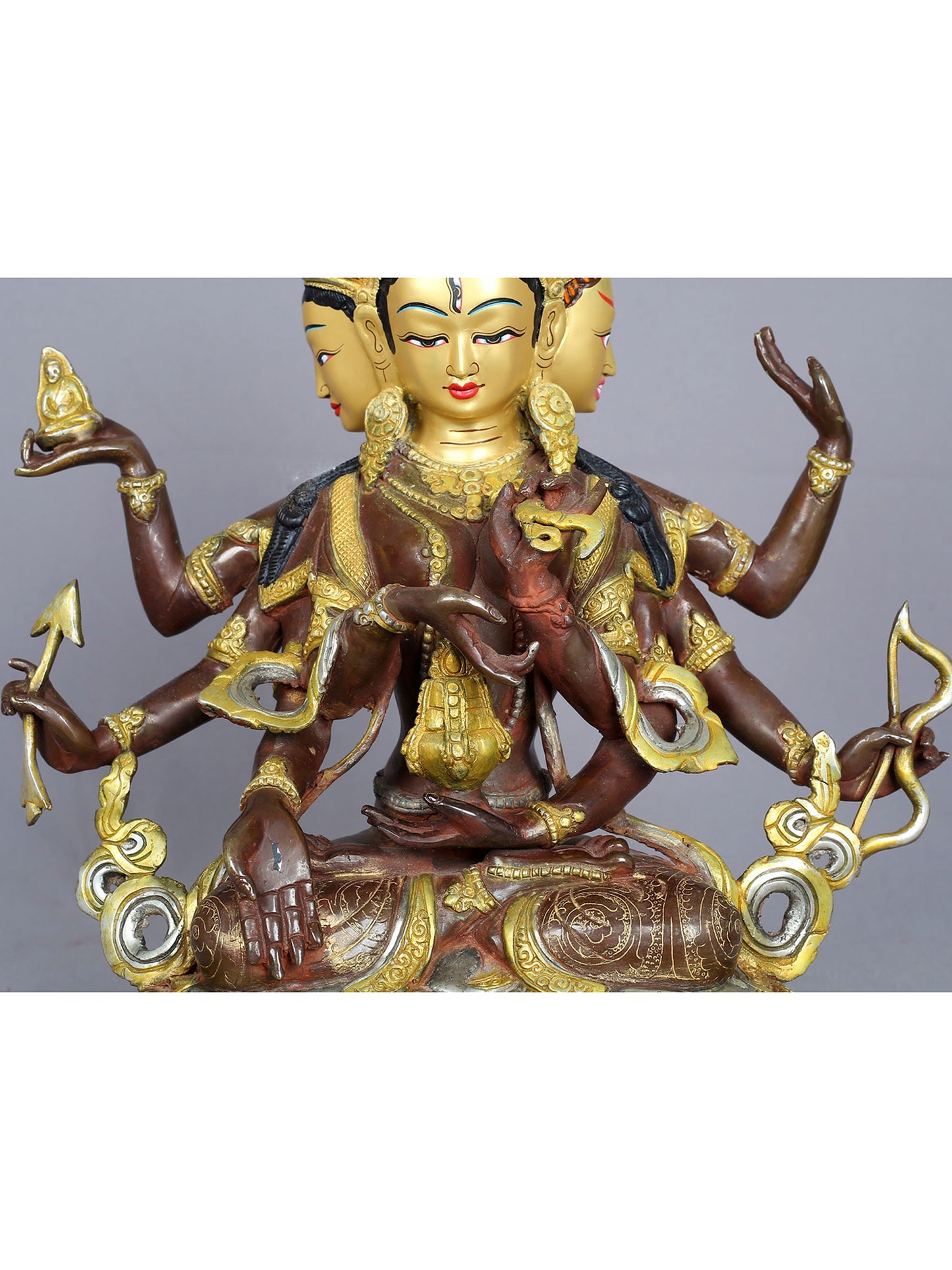 14" Dakini Namgyalma Copper Statue from Nepal | Handmade