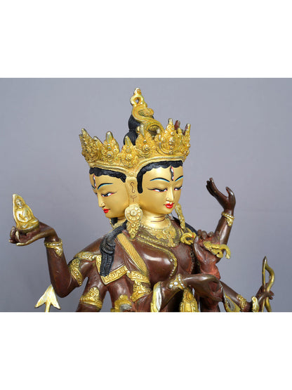 14" Dakini Namgyalma Copper Statue from Nepal | Handmade