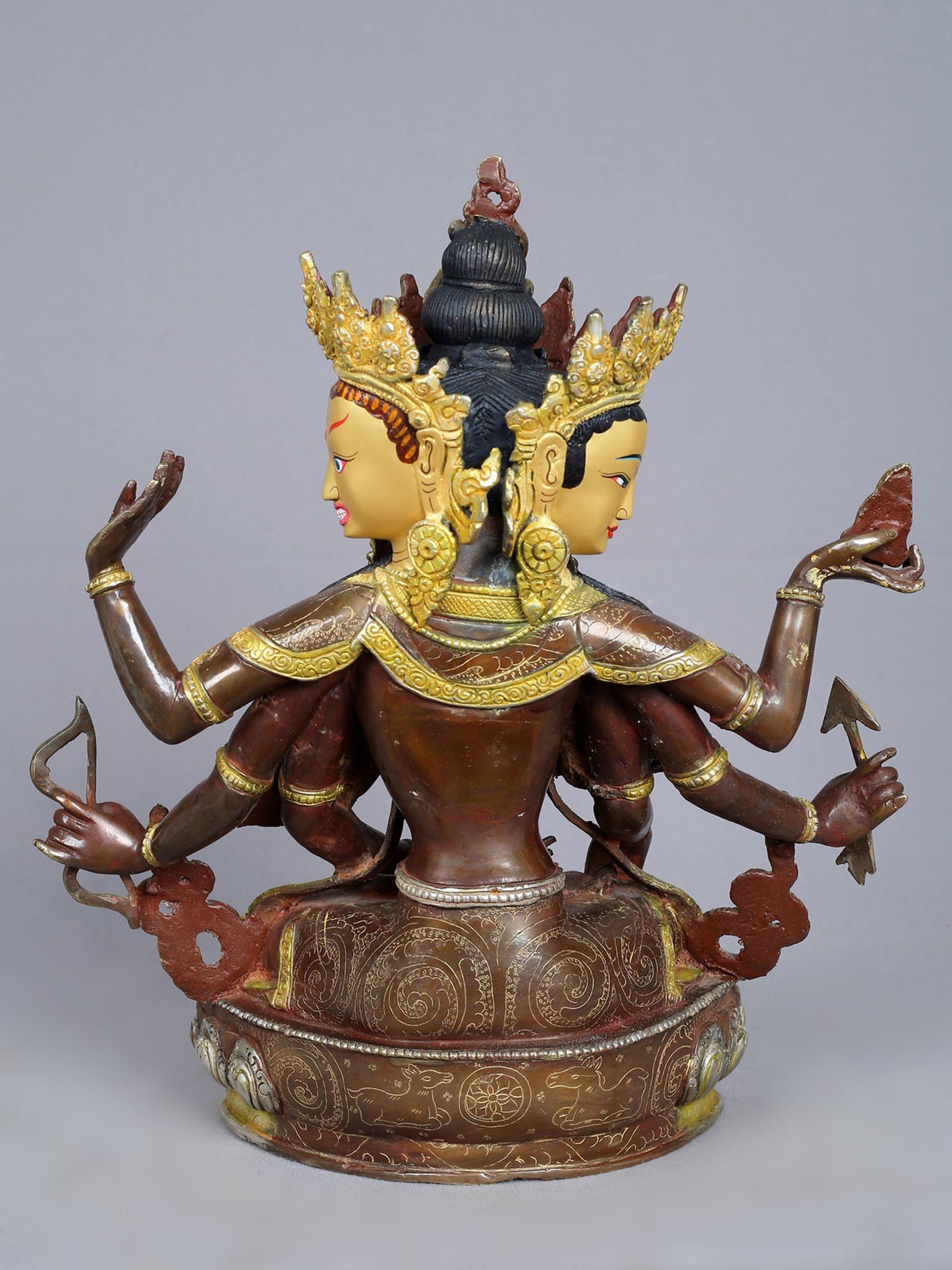 14" Dakini Namgyalma Copper Statue from Nepal | Handmade