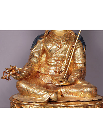 Guru Padmasambhava Copper Idol from Nepal