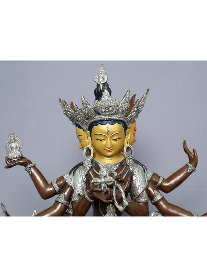 19" Dakini Namgyalma Copper Statue from Nepal