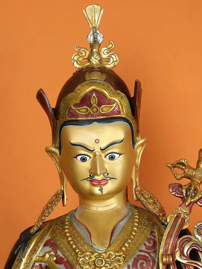 37" Large Guru Padmasambhava Statue from Nepal