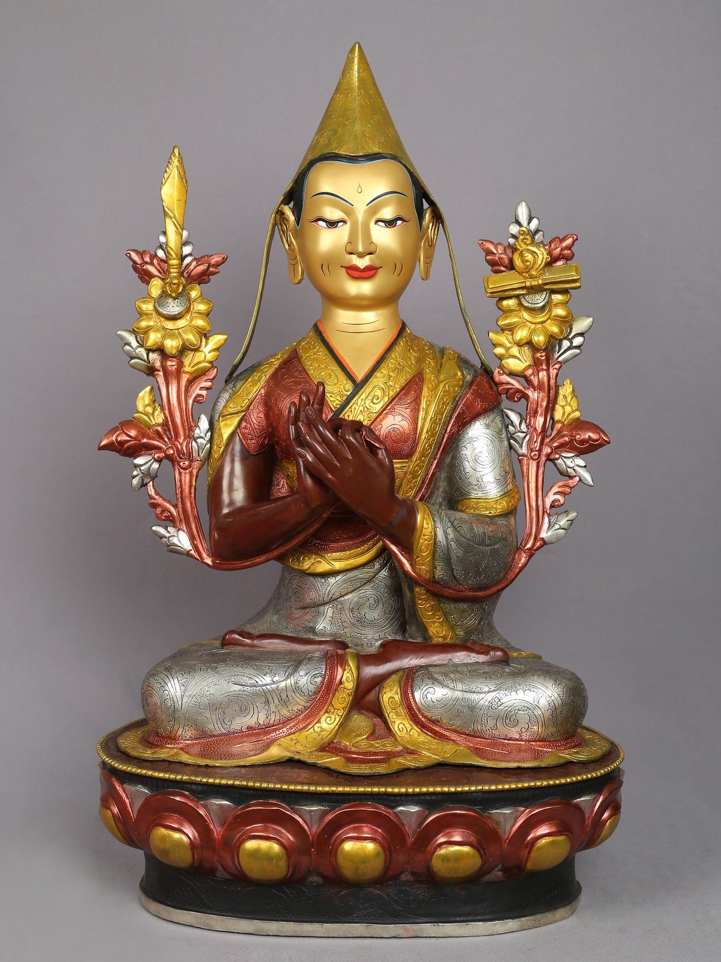 The Founder of Gelugpa Order- Tsongkhapa (Set of 3) from Nepal