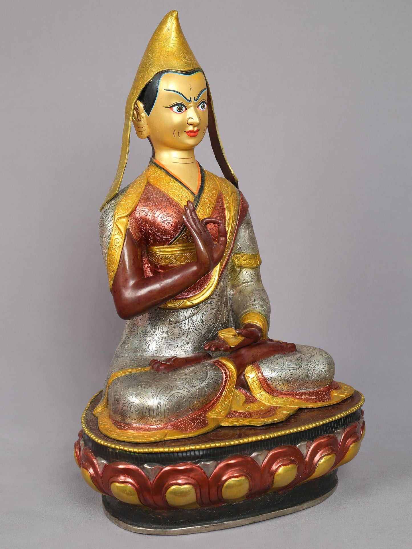 The Founder of Gelugpa Order- Tsongkhapa (Set of 3) from Nepal