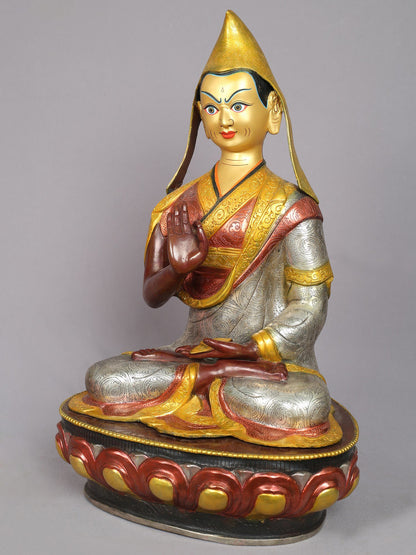 The Founder of Gelugpa Order- Tsongkhapa (Set of 3) from Nepal