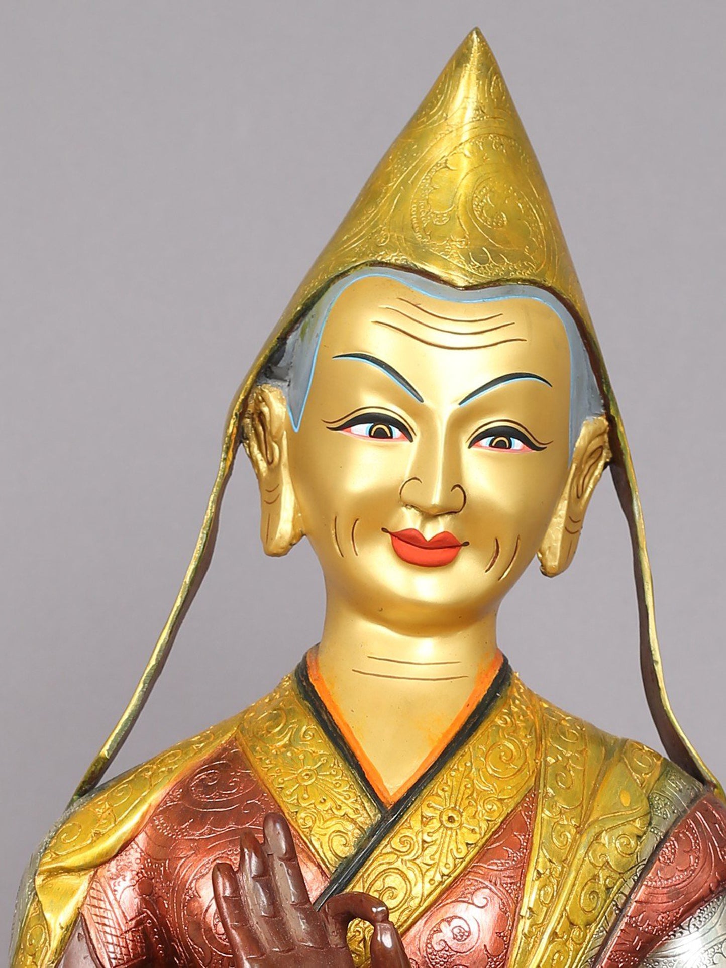 The Founder of Gelugpa Order- Tsongkhapa (Set of 3) from Nepal