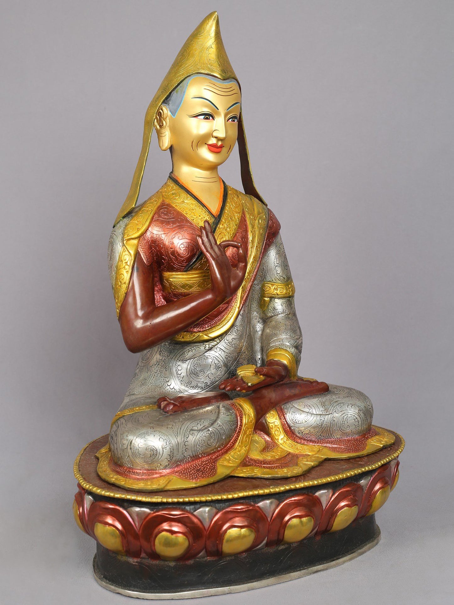 The Founder of Gelugpa Order- Tsongkhapa (Set of 3) from Nepal