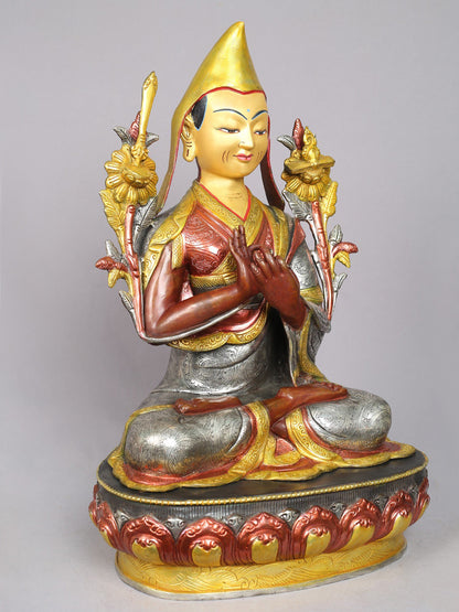 19" Tsongkhapa (Set of 3) from Nepal | Handmade Sculpture