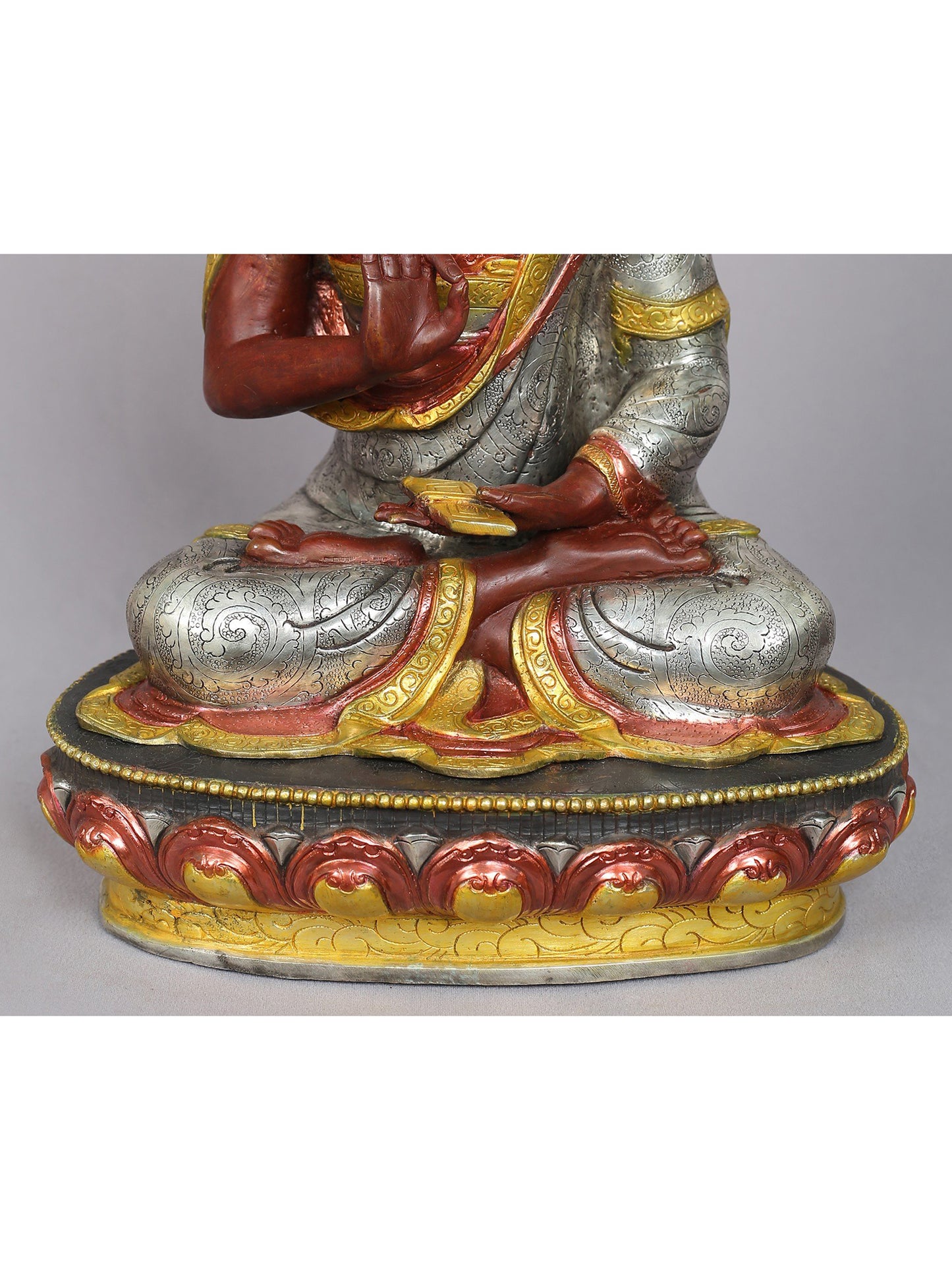 19" Tsongkhapa (Set of 3) from Nepal | Handmade Sculpture