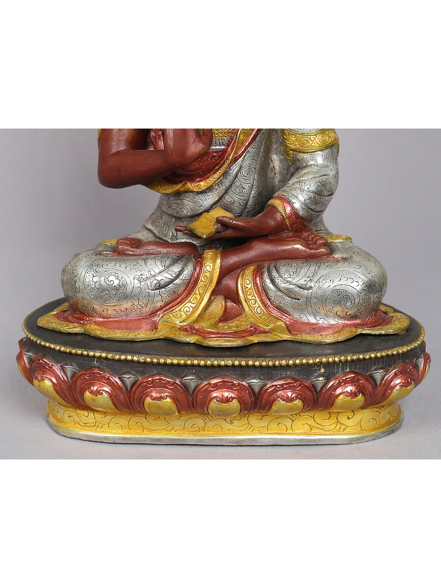 19" Tsongkhapa (Set of 3) from Nepal | Handmade Sculpture