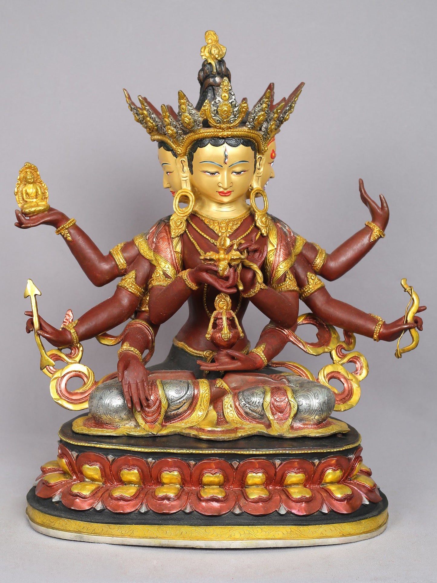 19" Dakini Namgyalma Copper Statue from Nepal | Handmade Sculpture