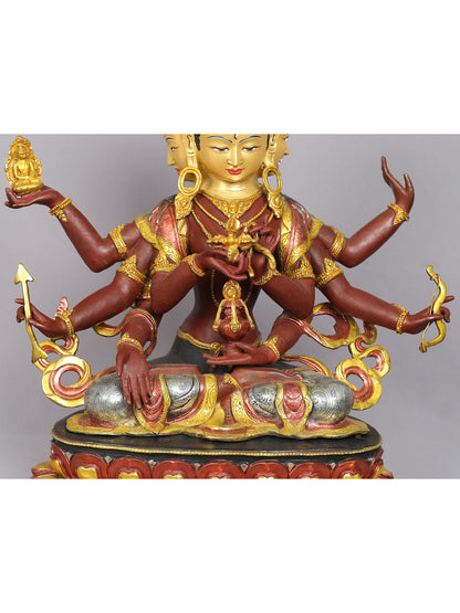 19" Dakini Namgyalma Copper Statue from Nepal | Handmade Sculpture