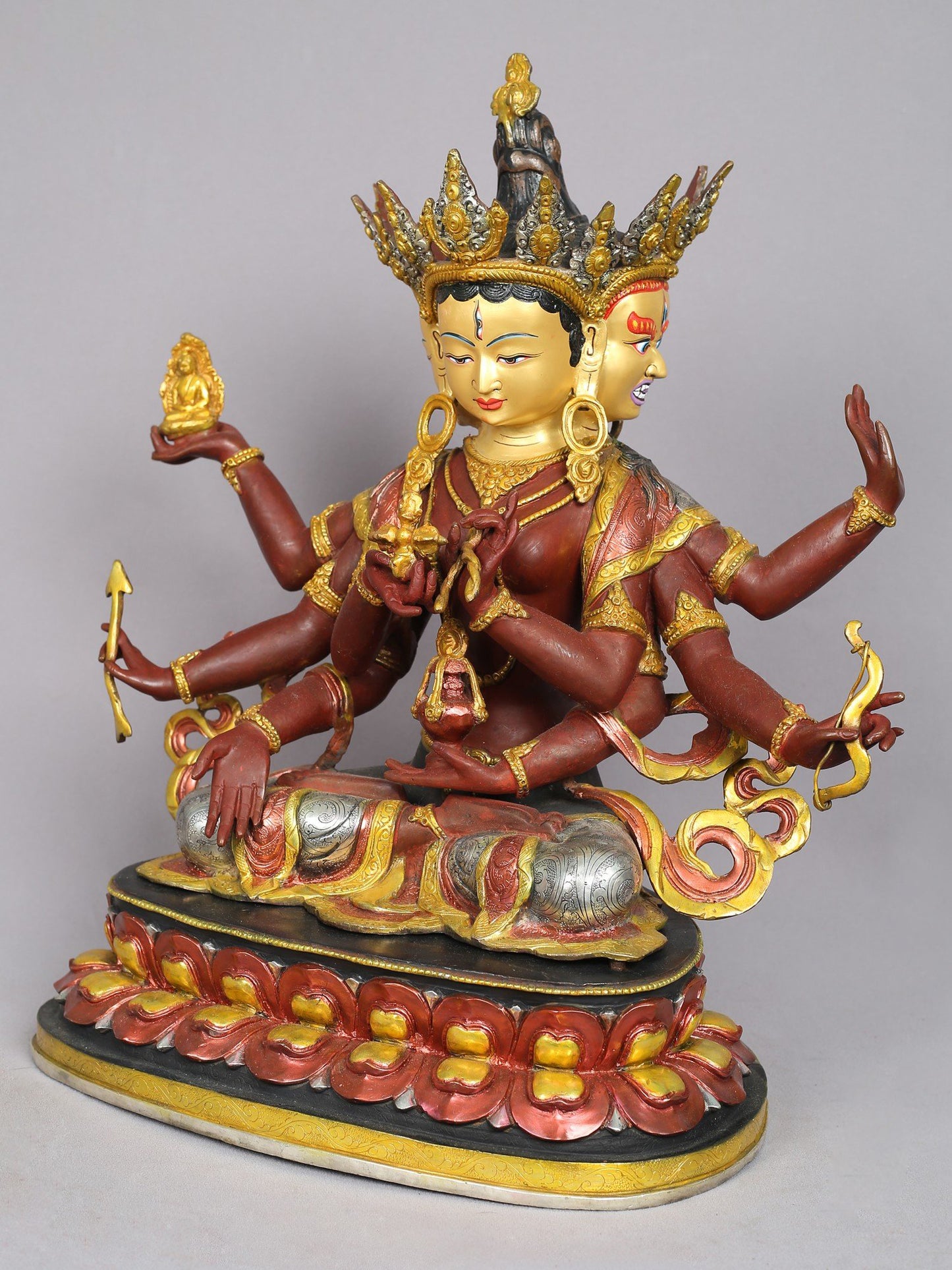 19" Dakini Namgyalma Copper Statue from Nepal | Handmade Sculpture